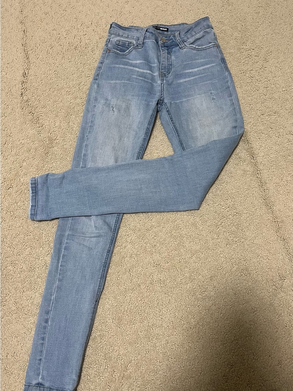 Fashion Nova Light Wash Skinny Jeans